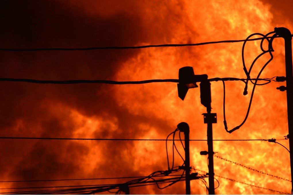 Lake Station fire